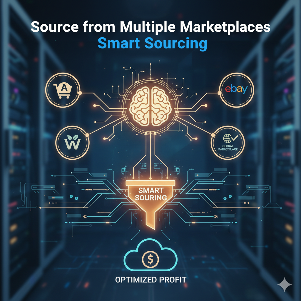 Multiple Marketplaces Smart Sourcing